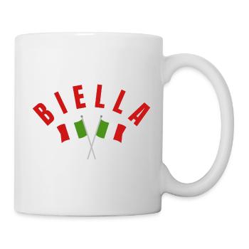 Biella Italienische Flaggen - Tasse - Weiß - Rechts