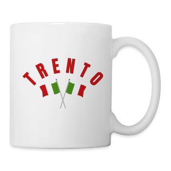 Trento-Emblem der italienischen Flagge - Tasse - Weiß - Rechts