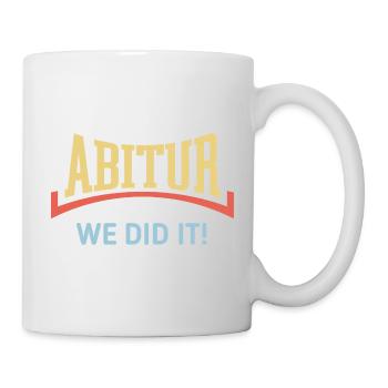 Abitur – On l’a fait ! (Konkav / 3C de la classe de fin d’études) - Mug blanc - blanc - Droite