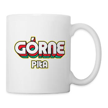 Górne Piła. Name des Retro-Bezirks - Tasse - Weiß - Rechts