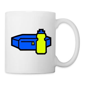 Praktischer Trinkgürtel Läufer - Tasse - Weiß - Rechts