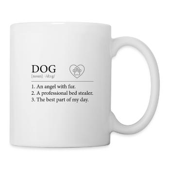 DOG Definition – Funny Lexicon Design Minimal - Mug - white - Right
