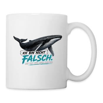 Humpback Whale Statement – I'm Just Wrong Here - Mug - white - Right