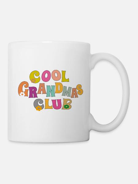 Cool Grandmas Club - Kop/krus - hvid