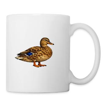 Canard colvert - Mug blanc - blanc - Droite