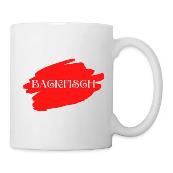 Backfisch - Wortschätze - vergessene Wörter - Tasse - Weiß - Rechts