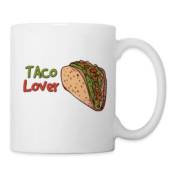 Taco Lover – Mexican Food Fun - Tasse - Weiß - Rechts