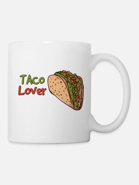 Taco Lover – Mexican Food Fun - Tasse - Weiß