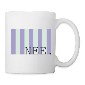 Nee Pastel Stripe Font - Mug - white - Right