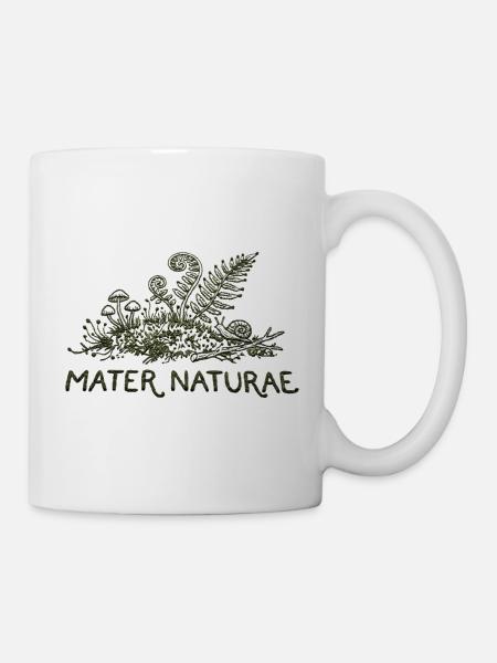 Mater Naturae - Tasse - Weiß
