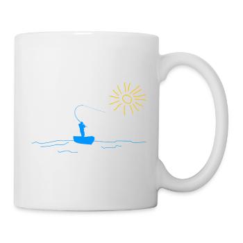 Pêche Pêcheur Nature du lac Angler - Mug blanc - blanc - Droite