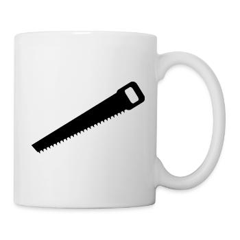 Scie à main - Mug blanc - blanc - Droite