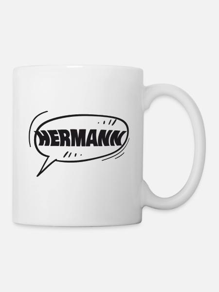 Vorname Hermann - Tasse - Weiß