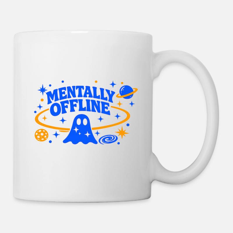 MENTALLY OFFLINE - Mug - white
