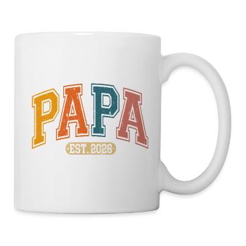 Papa 2026 - Tasse - Weiß - Rechts