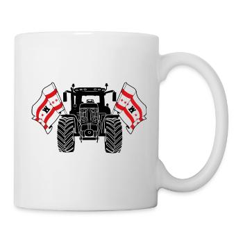 Drenthe_Tractor_Pride - Mug blanc - blanc - Droite
