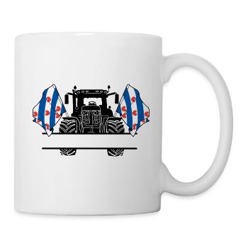 Friesland_Tractor_Custom_Edition - Mug blanc - blanc - Droite