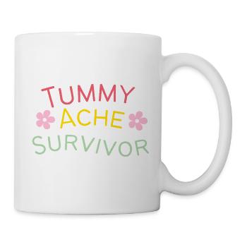 Tummy Ache Survivor - Mug - white - Right