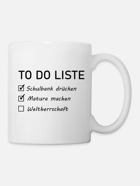 Matura Spruch - Tasse - Weiß