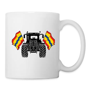 Overijssel_Tractor_Pride - Tasse - Weiß - Rechts