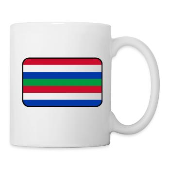 Logo du drapeau Schier – Island Wear - Mug blanc - blanc - Droite