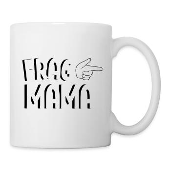 Ask Mom – Funny Family Saying Design - Mug - white - Right