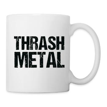 Thrash Metal Bold Typography - Mug - white - Right