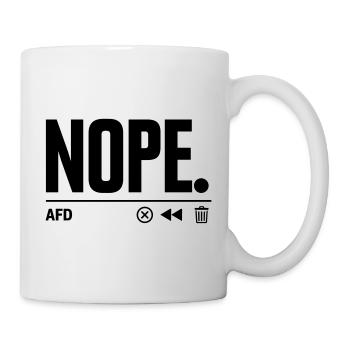NOPE AfD - Mug - white - Right