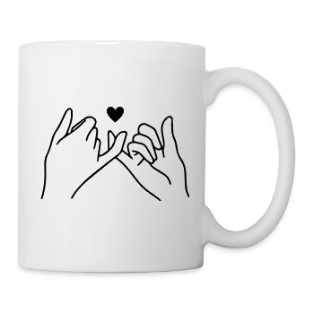 Pinky Promise Best Friends - Mug - white - Right