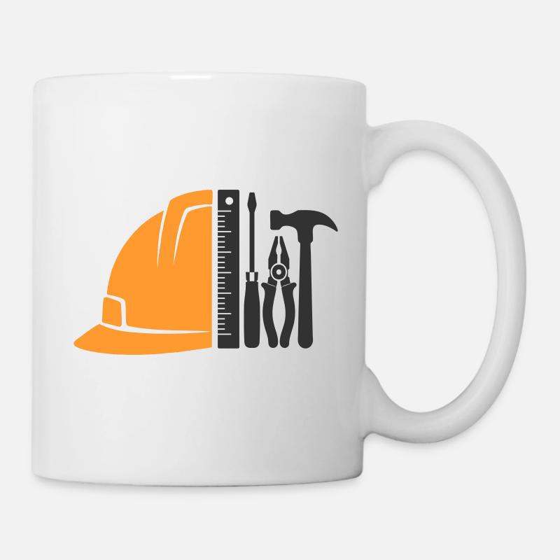 Tool & Construction Helmet – Craftsman Logo - Mug - white