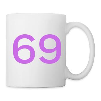 69 - Tasse - Weiß - Rechts