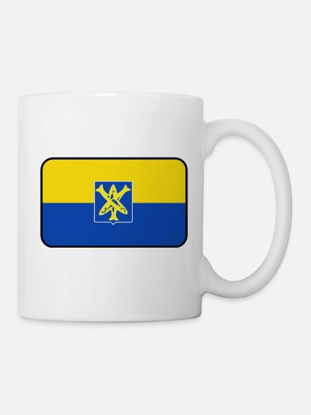 Zandvoort-Flaggenlogo - Tasse - Weiß