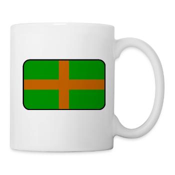 Logo du drapeau de Nimègue pour les 4 jours - Mug blanc - blanc - Droite