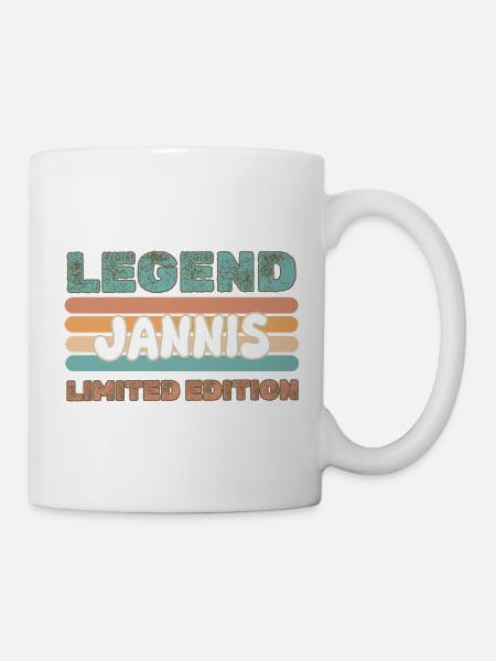 Spruch Jannis - Tasse - Weiß