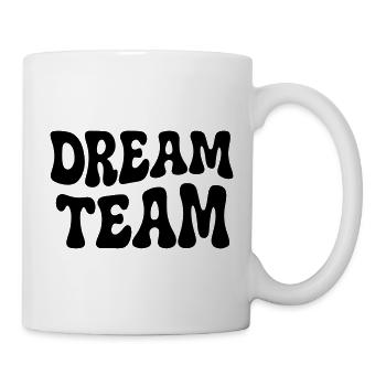 Retro Seventies Dream Team Typography - Mug - white - Right