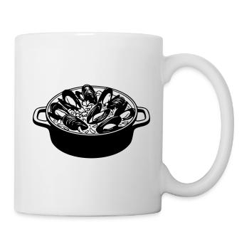 marmite_de_moules - Tasse - Weiß - Rechts