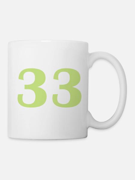 33- - Tasse - Weiß