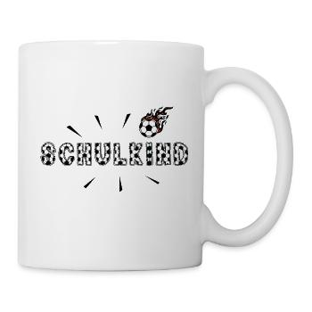 Schoolchild School Enrollment Football in Flames - Mug - white - Right