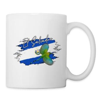 Flag Salvadoran Flag El Salvador Map Salvadoran - Mug - white - Right