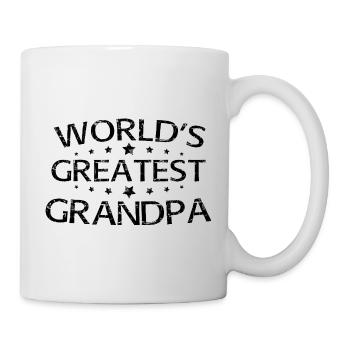 World's Greatest Grandpa Best Grandfather Ever - Mug - white - Right