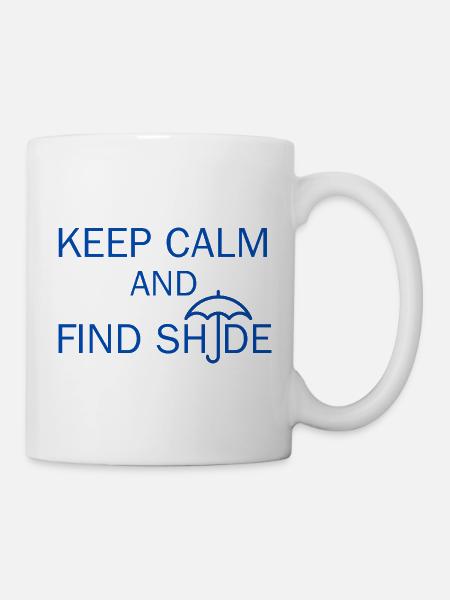 Reste calme et trouve de l’ombre - Mug blanc - blanc