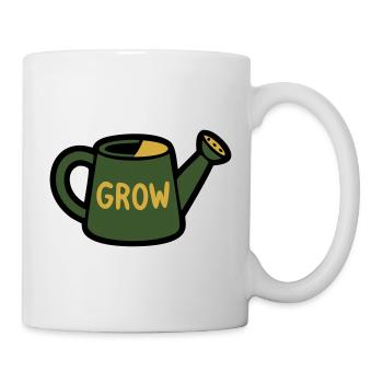 L’arrosage peut faire pousser des plantes jardinières - Mug blanc - blanc - Droite