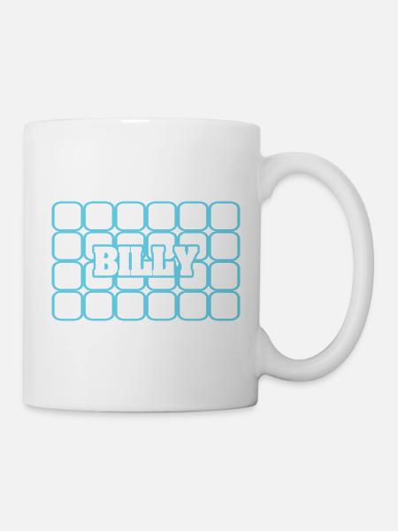 Billy als Vorname - Tasse - Weiß