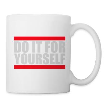 Do It For Yourself Inspirierend Selbstliebe Zitat - Tasse - Weiß - Rechts