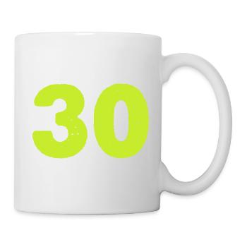 Neon 30 Anniversary Design - Mug - white - Right
