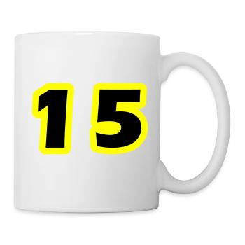 Symbole numérique 15 - Mug blanc - blanc - Droite