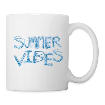 Été - Mug blanc - blanc - Droite