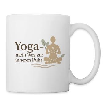 Yoga Weg Zur Inneren Ruhe - Tasse - Weiß - Rechts
