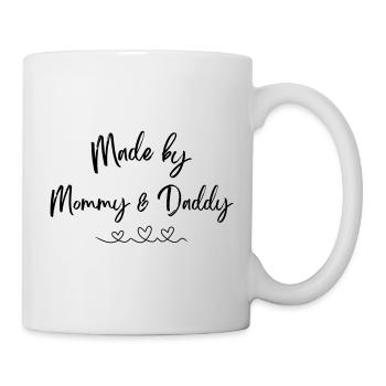 Fait par Maman et Papa - Mug blanc - blanc - Droite