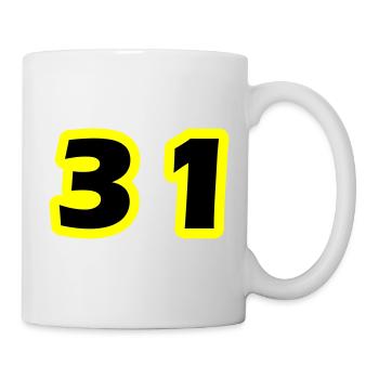 31 Number symbol - Mug - white - Right